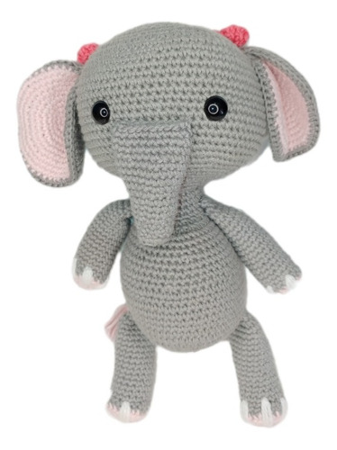 Elefantita Crochet Tejido Estambre