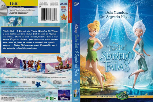 Dvd Tinker Bell - Segredo Das Fadas: Fada Periwinkle
