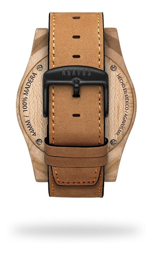 Reloj De Madera Personalizado - Línea Agavia 44mm Maple
