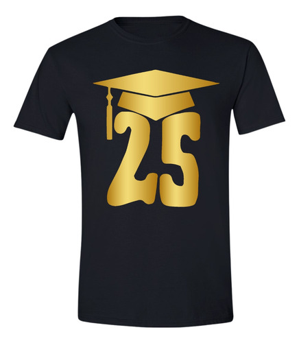 Playera Hombre Graduación Graduado Birrete