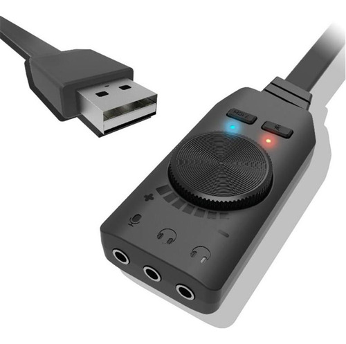 Adaptador De Sonido De Tarjeta De Sonido Externa Usb De 7.1