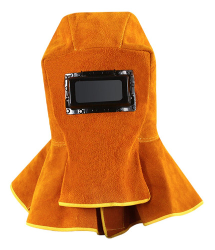 Capucha De Soldador De Cuero Soldadura Sin Automático
