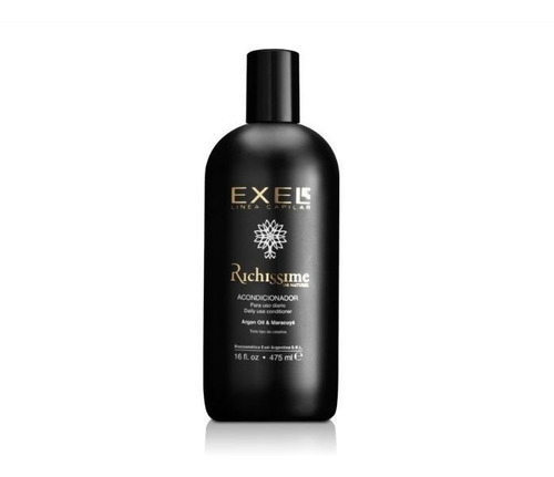 Crema Enjuague Acondicionador Argan Richissime Exel 1000 Ml