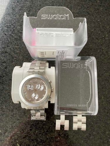 Relógio Swatch Irony Diaphane Com Cristais Original Na Caixa