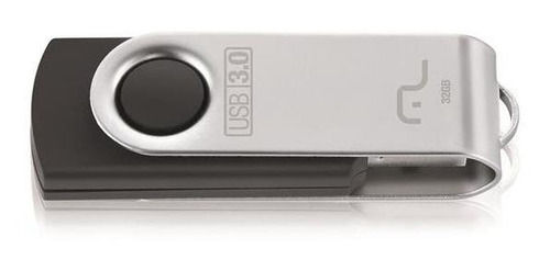 Pendrive Twist Preto 32gb Multilaser - Pd589
