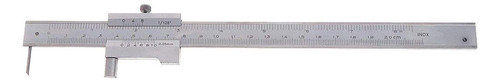 De Calibre Vernier Inoxidável 0-200mm