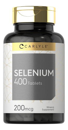 Selenium 200mcg 400 Tabletas Vegetarians Sin Omg.