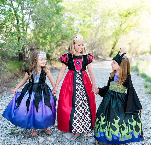Little Adventures Sea Witch With Soft Crown Dress Up Costume 