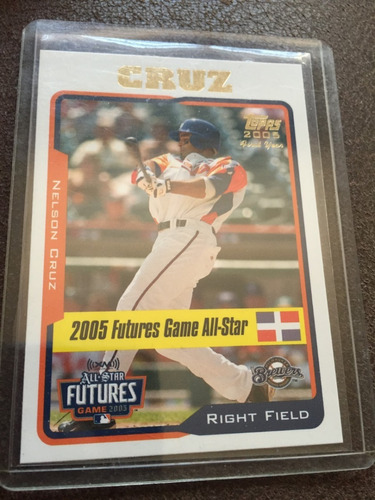 Nelson Cruz Tarjeta De Novato Topps 2005