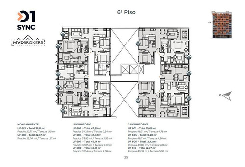 Imagen 16 de 17 de Apartamento De 2 Dormitorios A La Venta En Barrio Sur | Centro | En Promoción | 01 Sync