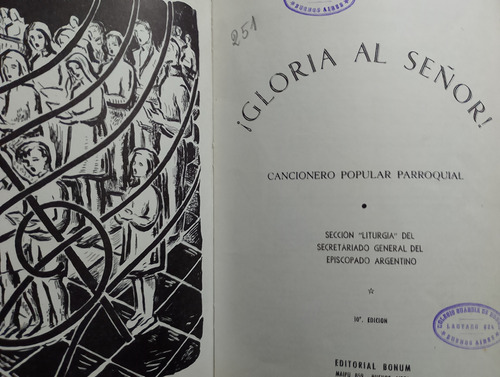 Gloria Al Señor Cancionero Popular Parroquial (Usado)