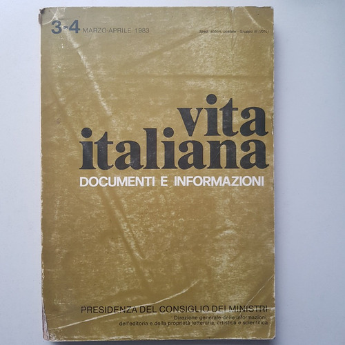 Vita Italiana Documenti E Informazioni 34 Marzo-aprile 1903
