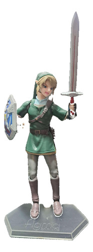 Figura Articulada Link Twilight Princess Figma Dx320 Bootleg