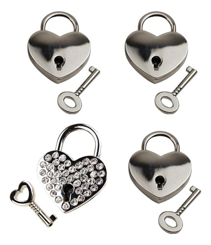 Llave De Con Cerradura De Aleación De Zinc 4 Piezas Para De