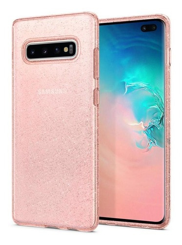 Capa Galaxy S10 Plus Spigen Liquid Crystal Glitter Rose