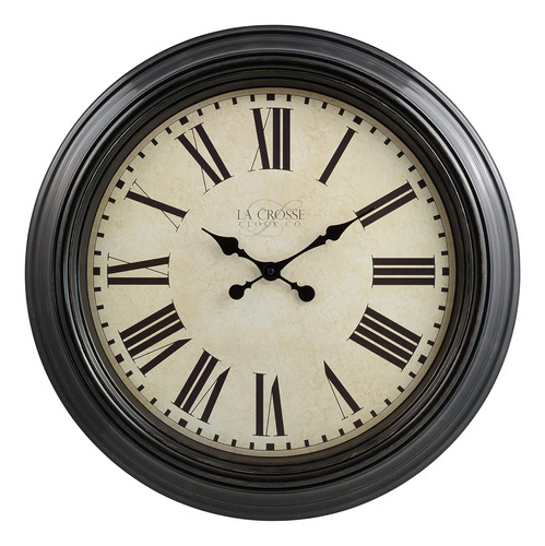 La Crosse 404-2658-int Maxwell - Reloj De Pared De Cuarzo (2