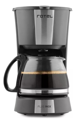 Cafetera Electrica Rotel Plus Inox 500w Filtro Permanente-ub Color Negro