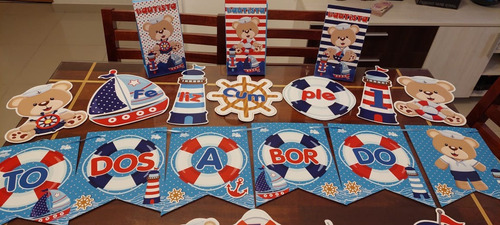 Kit Osito Marinero Imprimible