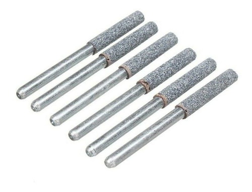 6pcs 5 32  Diamond Saw Chain Grinding Stone For 12 Volt