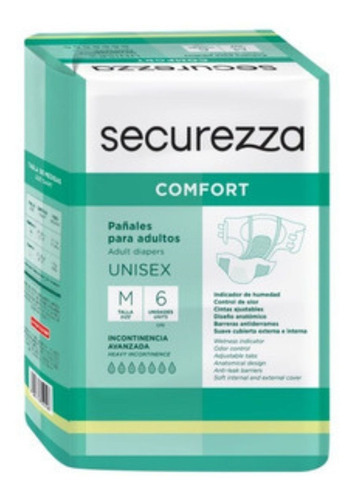 Pañal De Adulto Securezza Talla M (bulto)