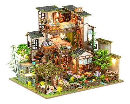 Aplicável A Kits De Casa De Muñecas En Miniatura Diy, Casa