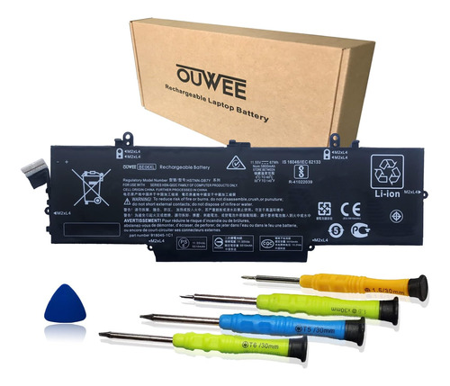 Ouwee Be06xl Batería Para Portátil Compatible Con Hp 1040 G4