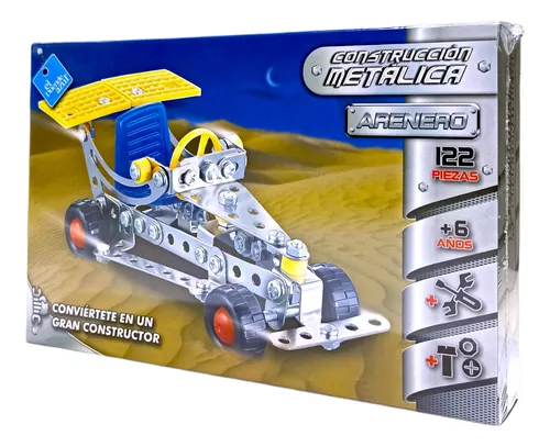 Juego De Construcción Metálica Arenero 122 Pzas Tipo Mecano