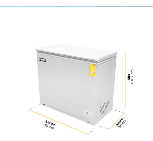 Congelador Horizontal Rhino, 7 Pies (190l), Refrigerador Y Congelador En Uno, Congeco-7
