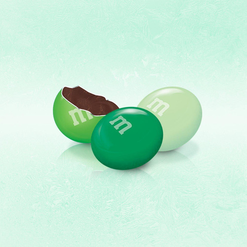 Chocolate Confeito M&m's Sabor Menta Mint Pacote 272,2g