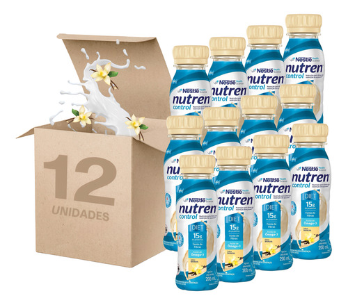Nutren Control - Nestlé, (kit Com 12 Unidades) 