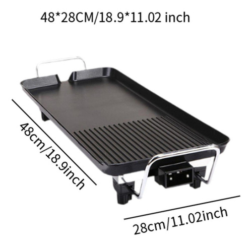 . Parrilla Eléctrica Para Interior, Parrilla Para Freír, L