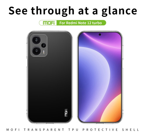 Funda De Teléfono Tpu Ultrafina Transparente Para Xiaomi Red