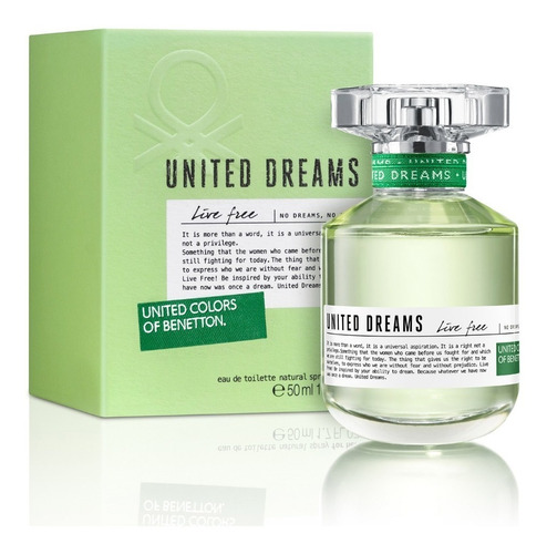 Perfume Mujer United Dreams Live Free Edt 50 Ml Benetton