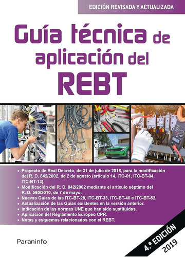 Guía Técnica De Aplicación Del Rebt 4.ª Edición (certificado
