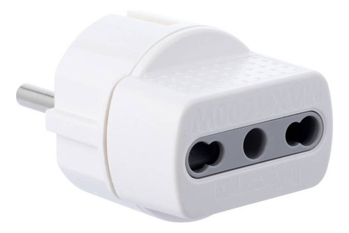 Adaptador Bipaso Schuko 16 A Blanco