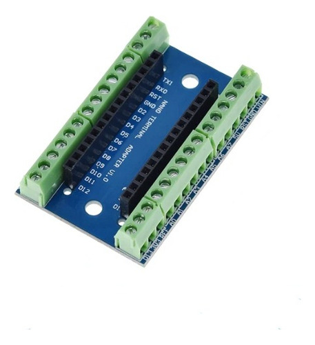 Base De Conexión Para Arduino Nano Usb, 30 Pines De Tornillo