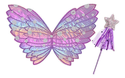 Conjunto De Fantasias Querubim Borboleta Asa Roxa Asa Roxa