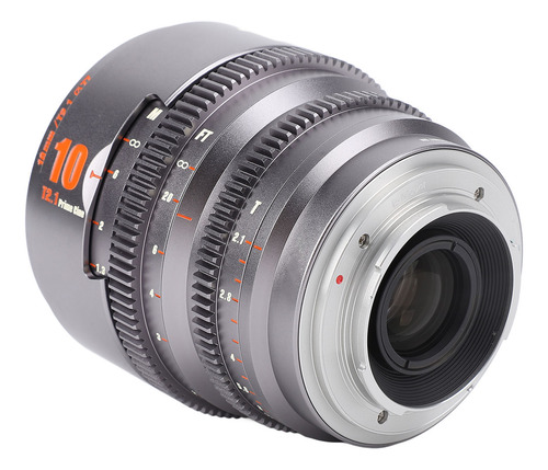 Lente Cine T2.1 De 10 Mm Aps C 260 Graus, Abertura Grande Ul