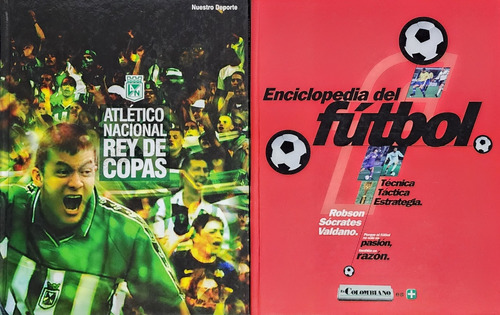 Dos Libros Atletico Nacional Y Enciclopedia Del Fútbol.