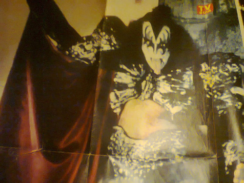 Kiss Poster Tv Guia Despleg Gigante Rock Eric Carr Retro Kxz