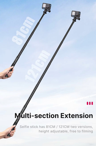 Ulanzi Mt-58 Selfie Stick Aluminio De 30 - 1.20 Cms Insta360