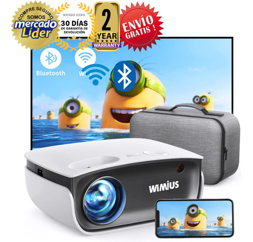 Proyector Wimius S25 Wifi Bluetooth G4beam