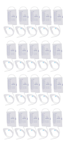 Kit De 20 Bolsas De Enema Desechables De 1000 Ml Para Mejora