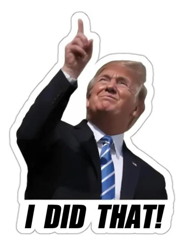 Hp Pegatinas Trump I Did That, Surtidores De Gasolina 100pcs