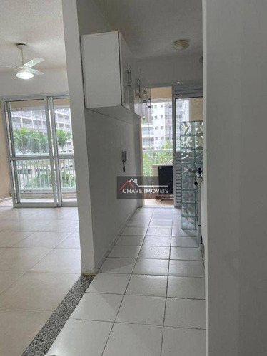Imagem 1 de 11 de Apartamento Com 1 Dormitório Suíte, Lazer Completo, À Venda, 50 M² Por R$ 295.000 - Vila Matias - Santos/sp - Ap3038