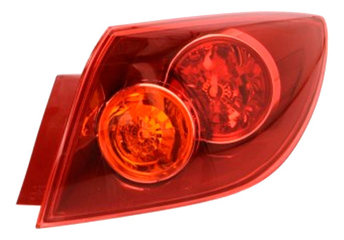  Farol Trasero Derecho Para Mazda 3 Hatchback 2004 2006 Rojo