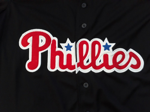 Imagen 2 de 5 de Camisa Majestic Mlb Philadelphia De Cliff Lee # 33.