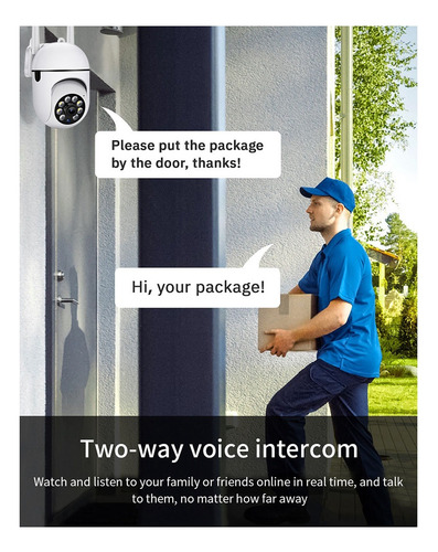 Cámaras De Seguridad For Exteriores, Cámaras Wifi De 2.4 Gh