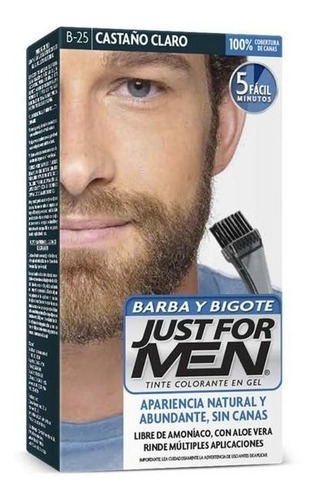 Just For Men Tintura En Gel Para Barba Y Bigote Cubre Canas