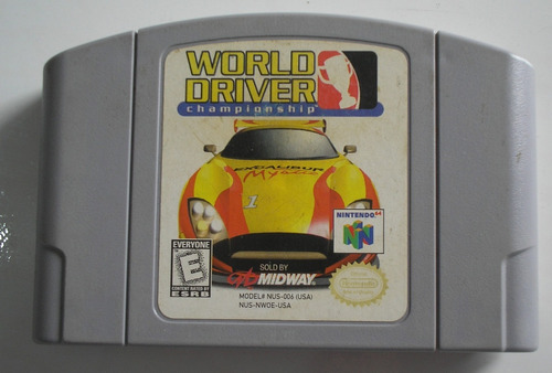 World Driver Championship Nintendo 64 Original Usada